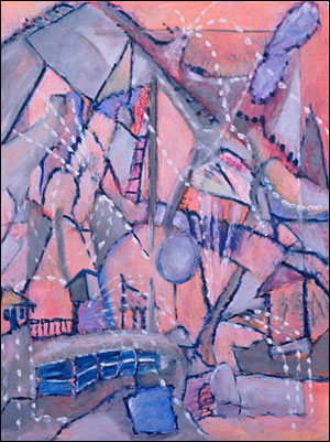 painting: "Town V"