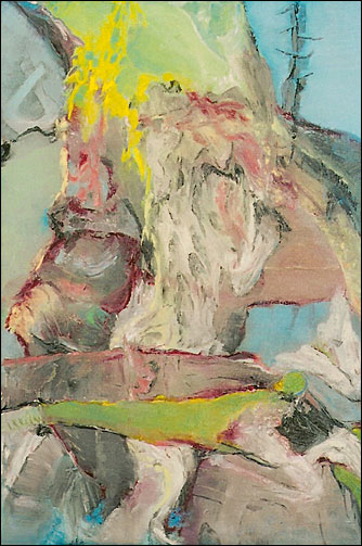 Acquittal - 18" by 12" - oil stick - $600. +S&H