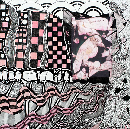 Autobiography Thirteen - 8� by 8 � - mixed media- $200. + S&H